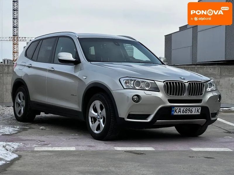 BMW X3, 2012 г., Бензин, 185 тыс. км, Внедорожник / Кроссовер, Серый, Каменское (Днепродзержинск) AT-10407152 фото