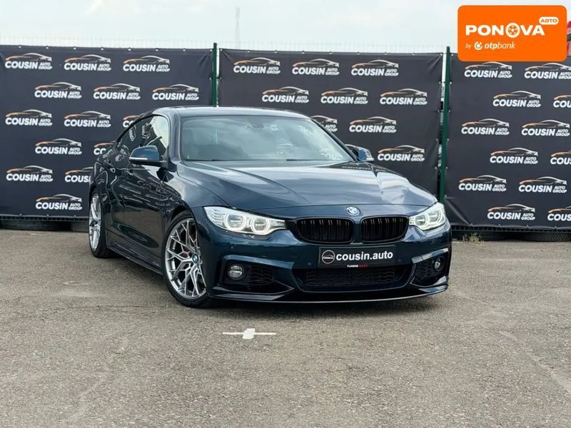 BMW 4 Series, 2017 р., Бензин, 100 тис. км, Седан, Синій, Київ AT-10419460 фото