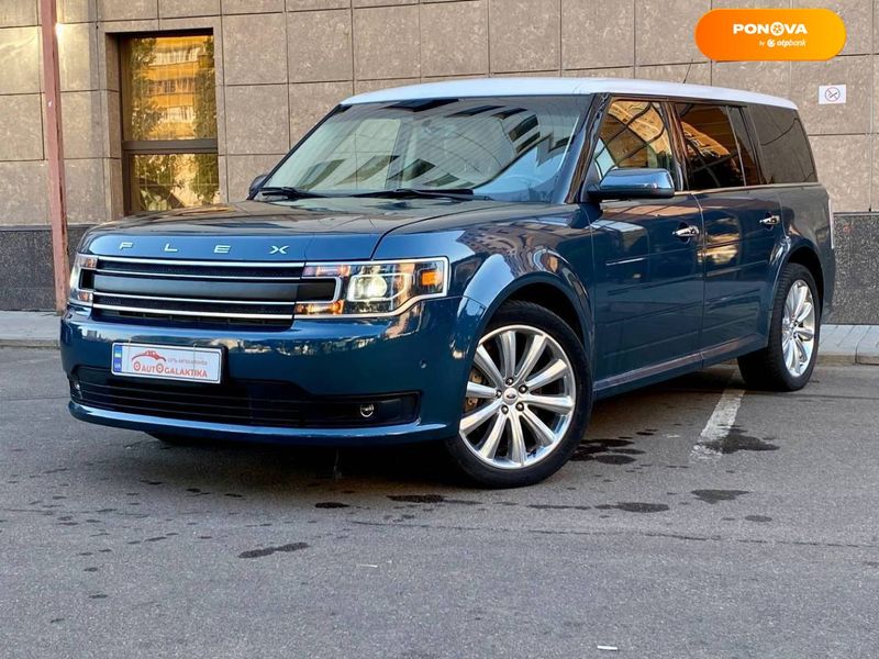 Ford Flex, 2016, Бензин, 3.5 л., 128 тыс. км, Внедорожник / Кроссовер, Синий, Одесса 15178 фото