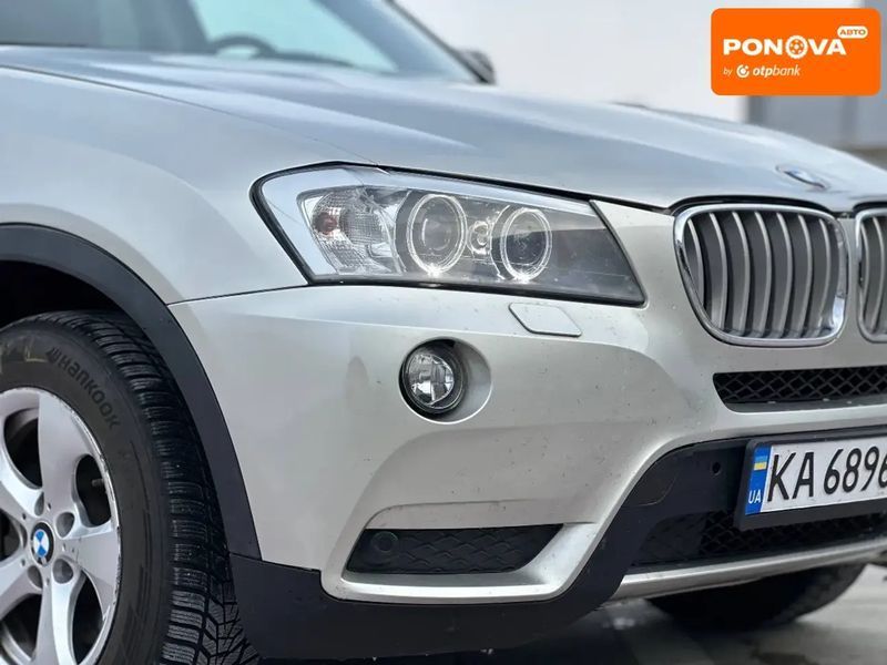 BMW X3, 2012 г., Бензин, 185 тыс. км, Внедорожник / Кроссовер, Серый, Каменское (Днепродзержинск) AT-10407152 фото
