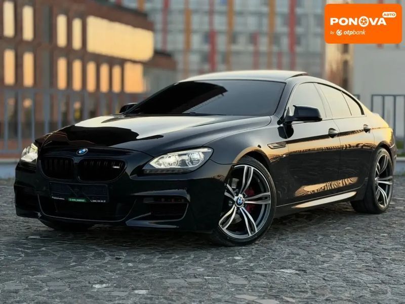 BMW 6 Series, 2013 р., Бензин, 170 тис. км, Седан, Чорний, Дніпро (Дніпропетровськ) AT-10417891 фото