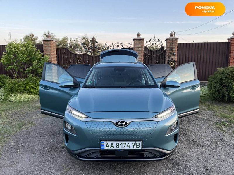 Hyundai Kona, 2019, Електро, 97 тис. км, Позашляховик / Кросовер, Синій, Переяслав Cars-Pr-65109 фото