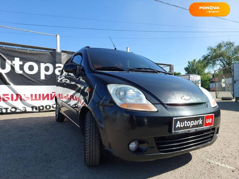 Chevrolet Matiz, 2006, Бензин, 0.8 л., 155 тыс. км, Хетчбек, Чорный, Запорожье 102550 фото