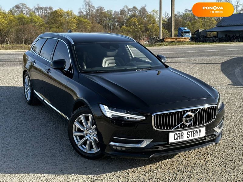 Volvo V90, 2017, Дизель, 2 л., 330 тыс. км, Универсал, Чорный, Стрый 31707 фото