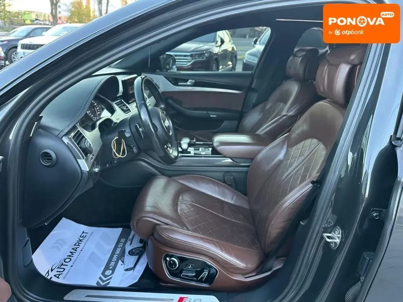 Audi S8, 2013 р., Бензин, 220 тис. км, Седан, Сірий, Івано-Франківськ AT-10416707 фото
