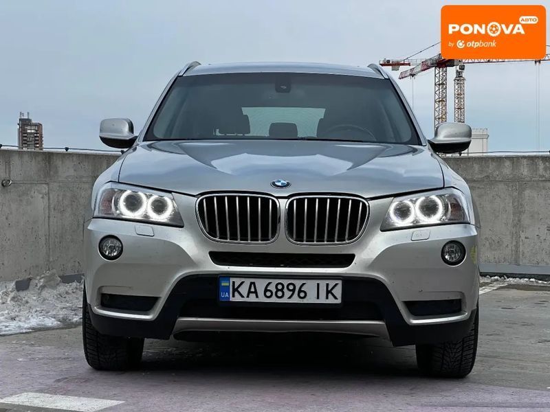 BMW X3, 2012 г., Бензин, 185 тыс. км, Внедорожник / Кроссовер, Серый, Каменское (Днепродзержинск) AT-10407152 фото