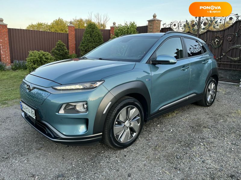 Hyundai Kona, 2019, Електро, 97 тыс. км, Внедорожник / Кроссовер, Синий, Переяслав Cars-Pr-65109 фото