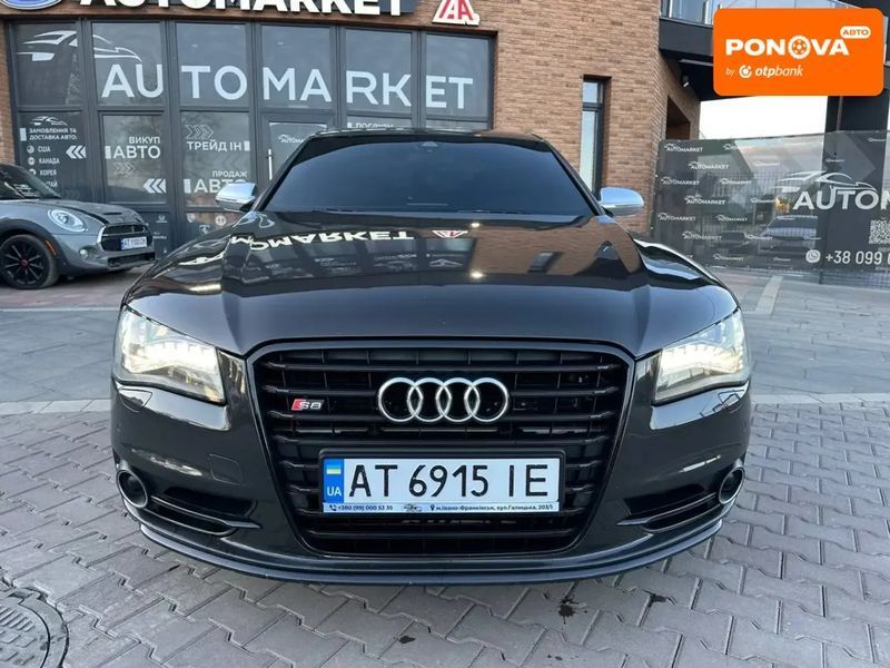 Audi S8, 2013 р., Бензин, 220 тис. км, Седан, Сірий, Івано-Франківськ AT-10416707 фото