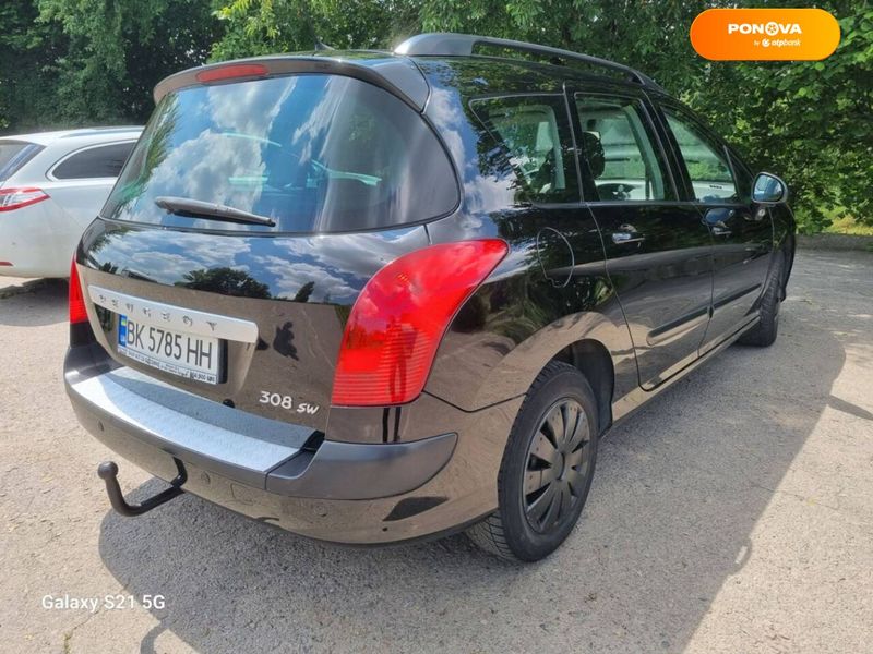 Peugeot 308, 2009, Дизель, 1.6 л., 227 тыс. км, Универсал, Чорный, Ровно Cars-Pr-66825 фото