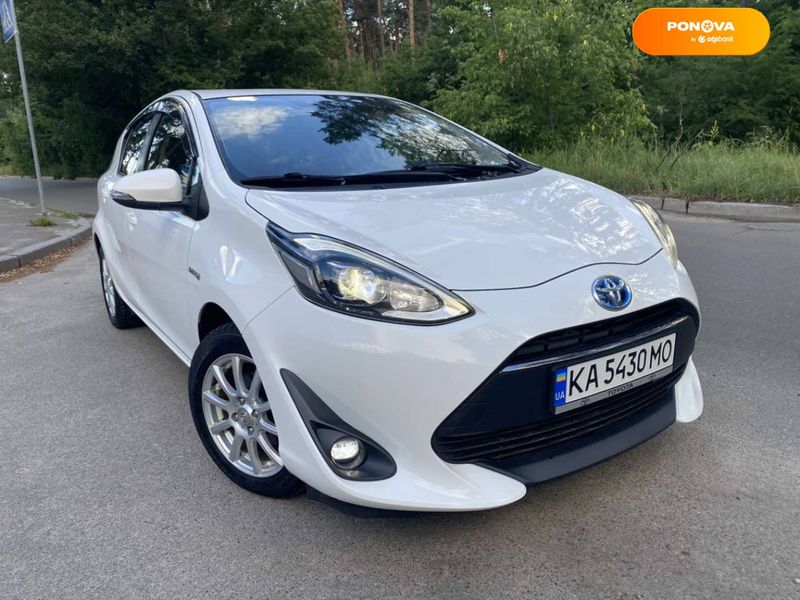 Toyota Aqua, 2017, Гибрид (HEV), 1.5 л., 98 тыс. км, Хетчбек, Белый, Киев Cars-Pr-56577 фото