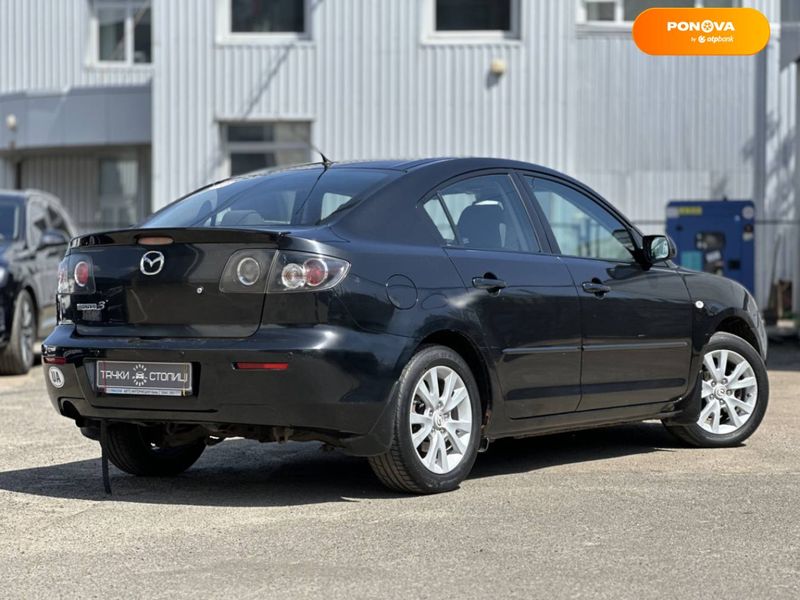 Mazda 3, 2008, Газ пропан-бутан / Бензин, 1.6 л., 211 тис. км, Седан, Чорний, Київ 43595 фото