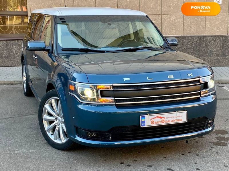 Ford Flex, 2016, Бензин, 3.5 л., 128 тыс. км, Внедорожник / Кроссовер, Синий, Одесса 15178 фото