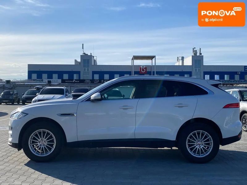 Jaguar F-Pace, 2018 р., Дизель, 121 тис. км, Позашляховик / Кросовер, Білий, Київ AT-10419073 фото