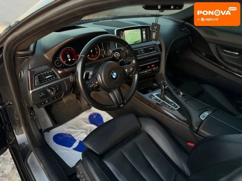 BMW 6 Series, 2013 р., Бензин, 170 тис. км, Седан, Чорний, Дніпро (Дніпропетровськ) AT-10417891 фото