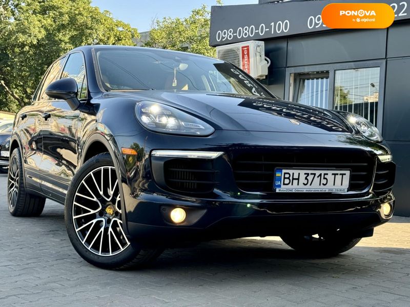 Porsche Cayenne, 2016, Бензин, 3.6 л., 149 тис. км, Позашляховик / Кросовер, Синій, Одеса 108256 фото