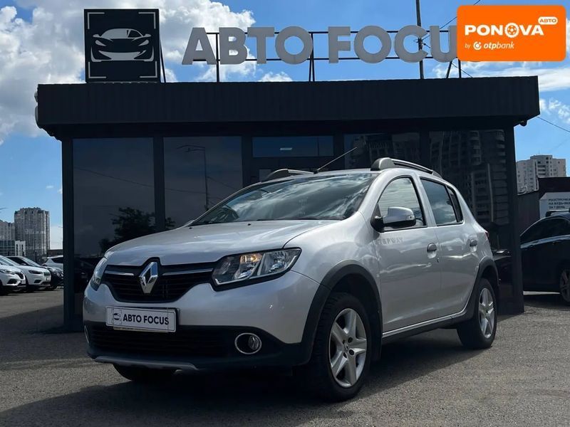 Renault Sandero, 2016 р., Бензин, 78 тис. км, Позашляховик / Кросовер, Сірий, Київ AT-10422547 фото