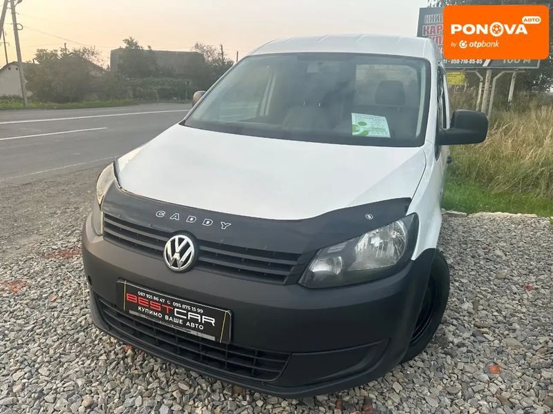 Volkswagen Caddy, 2014 р., Дизель, 230 тис. км, Пікап, Білий, Івано-Франківськ AT-10402184 фото