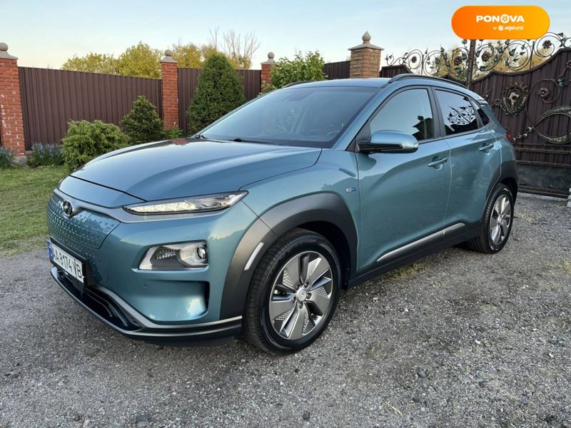 Hyundai Kona, 2019, Електро, 97 тис. км, Позашляховик / Кросовер, Синій, Переяслав Cars-Pr-65109 фото