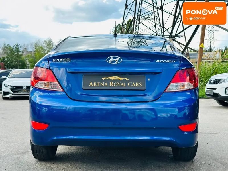 Hyundai Accent, 2012 р., Бензин, 166 тис. км, Седан, Синій, Харків AT-10403211 фото