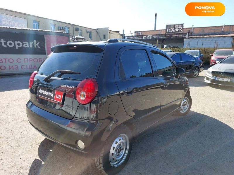 Chevrolet Matiz, 2006, Бензин, 0.8 л., 155 тыс. км, Хетчбек, Чорный, Запорожье 102550 фото