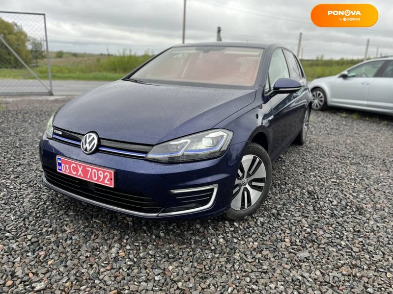 Volkswagen e-Golf, 2019, Електро, 101 тыс. км, Хетчбек, Синий, Львов 36587 фото