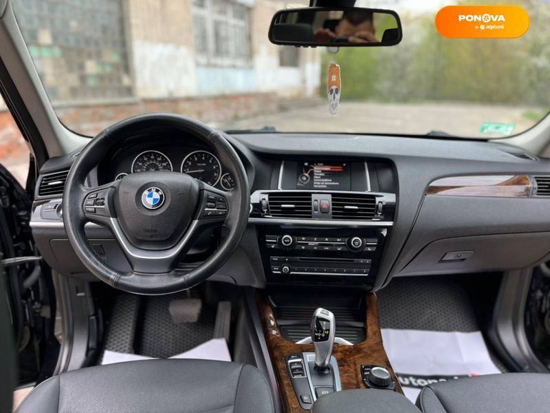 BMW X3, 2015, Бензин, 2 л., 145 тис. км, Позашляховик / Кросовер, Чорний, Вінниця 34306 фото