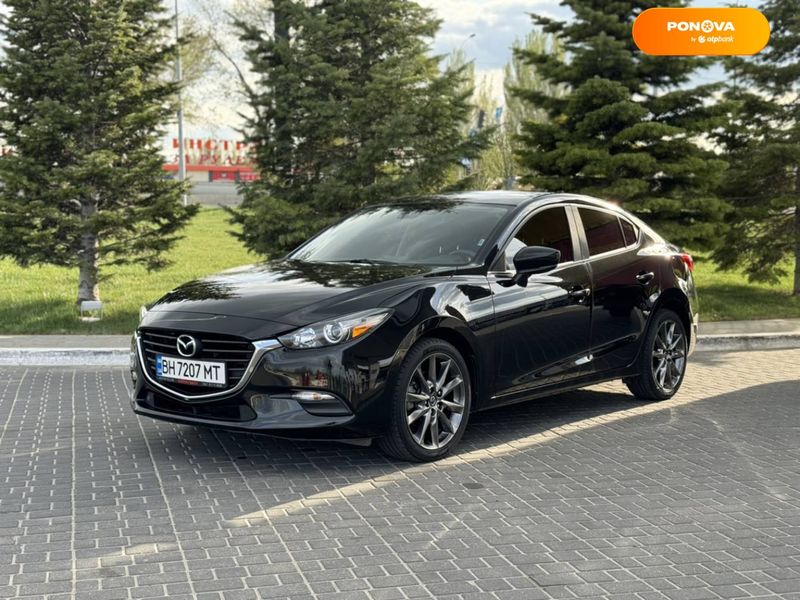 Mazda 3, 2018, Бензин, 2.5 л., 75 тис. км, Седан, Чорний, Одеса 36335 фото