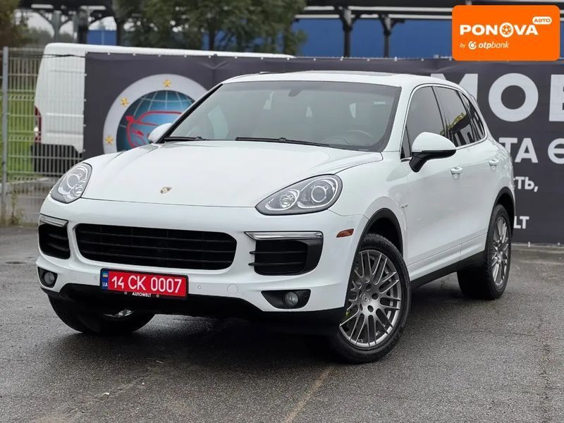 Porsche Cayenne, 2015 р., Гібрид (PHEV), 226 тис. км, Позашляховик / Кросовер, Білий, Львів AT-10403083 фото