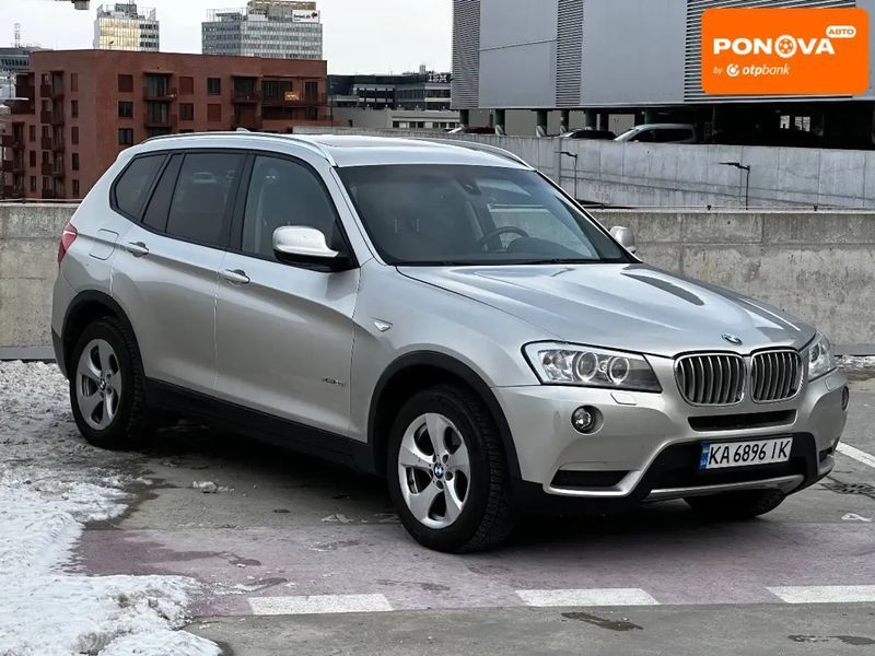 BMW X3, 2012 г., Бензин, 185 тыс. км, Внедорожник / Кроссовер, Серый, Каменское (Днепродзержинск) AT-10407152 фото