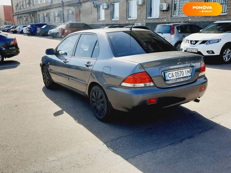 Mitsubishi Lancer, 2008, Бензин, 1.58 л., 148 тис. км, Седан, Сірий, Черкаси Cars-Pr-68230 фото