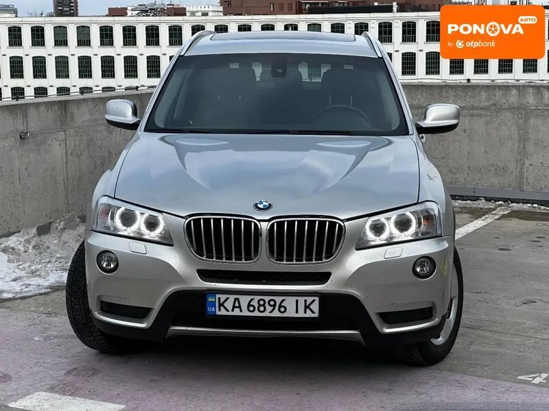 BMW X3, 2012 г., Бензин, 185 тыс. км, Внедорожник / Кроссовер, Серый, Каменское (Днепродзержинск) AT-10407152 фото