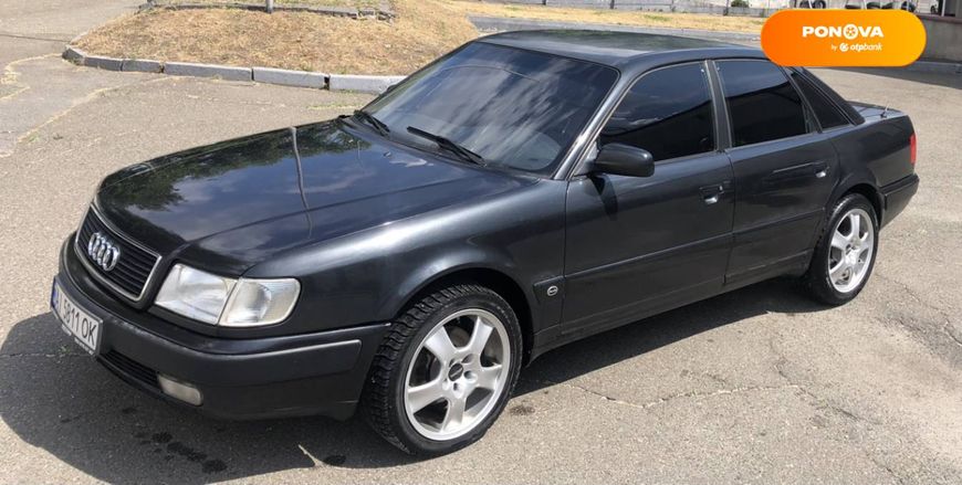 Audi 100, 1994, Бензин, 2.77 л., 425 тис. км, Седан, Чорний, Київ Cars-Pr-66886 фото