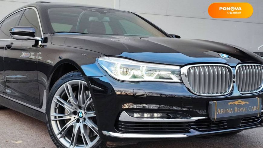 BMW 7 Series, 2015, Бензин, 4.4 л., 119 тыс. км, Седан, Чорный, Киев 43277 фото