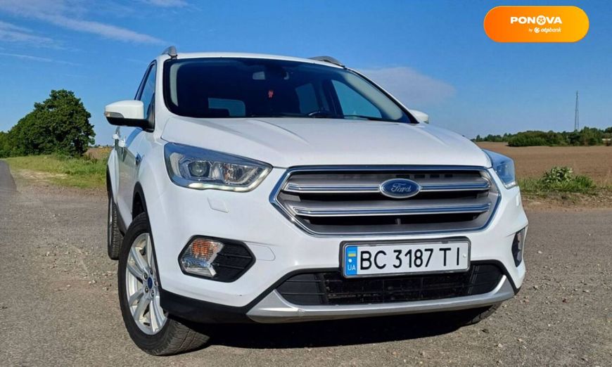 Ford Kuga, 2017, Дизель, 2 л., 223 тис. км, Позашляховик / Кросовер, Білий, Прилуки Cars-Pr-65900 фото