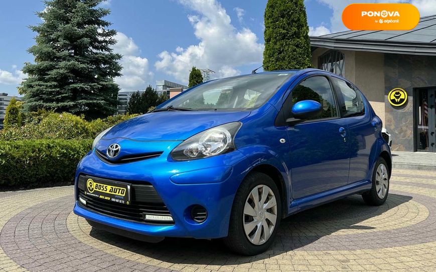 Toyota Aygo, 2013, Бензин, 1 л., 112 тис. км, Хетчбек, Синій, Львів 97283 фото