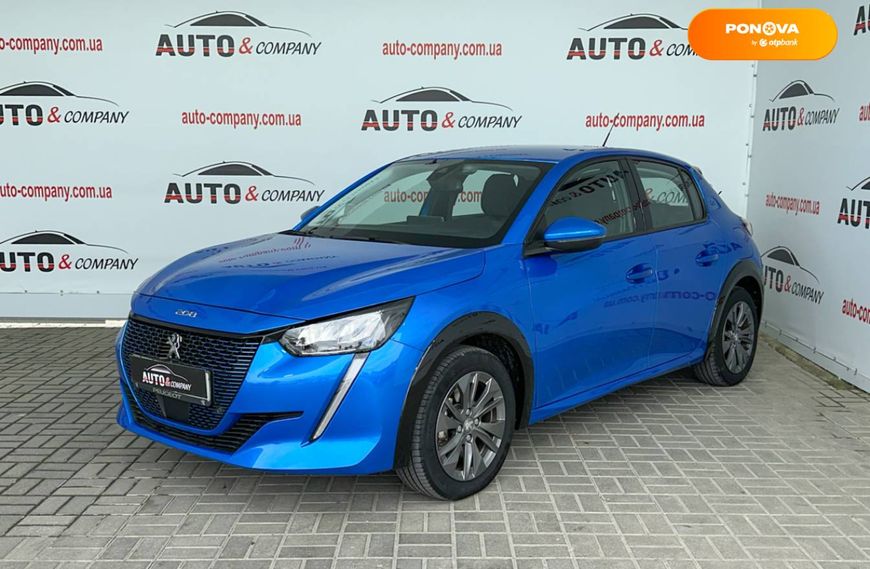 Peugeot e-208, 2020, Електро, 37 тис. км, Хетчбек, Синій, Львів 101756 фото