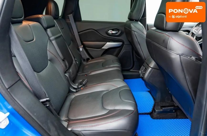 Jeep Cherokee, 2017 р., Газ пропан-бутан / Бензин, 104 тис. км, Позашляховик / Кросовер, Синій, Київ AT-10421700 фото