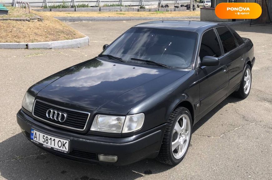 Audi 100, 1994, Бензин, 2.77 л., 425 тыс. км, Седан, Чорный, Киев Cars-Pr-66886 фото