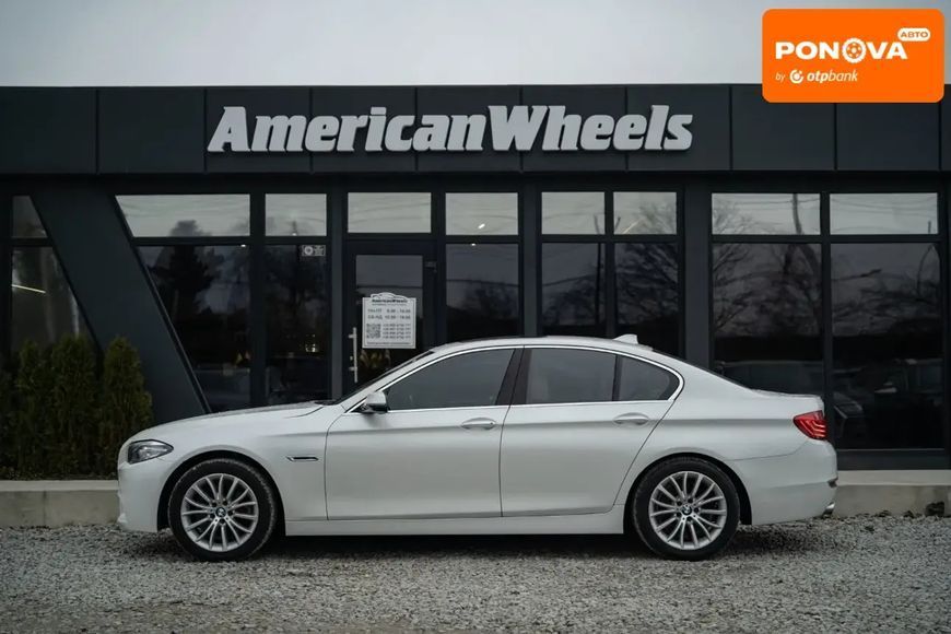 BMW 5 Series, 2014 р., Бензин, 134 тис. км, Седан, Білий, Чернівці AT-10405325 фото