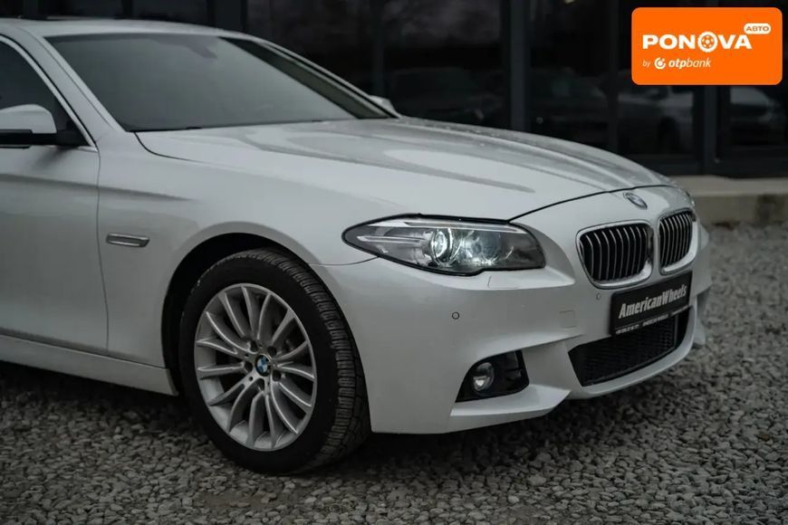 BMW 5 Series, 2014 р., Бензин, 134 тис. км, Седан, Білий, Чернівці AT-10405325 фото