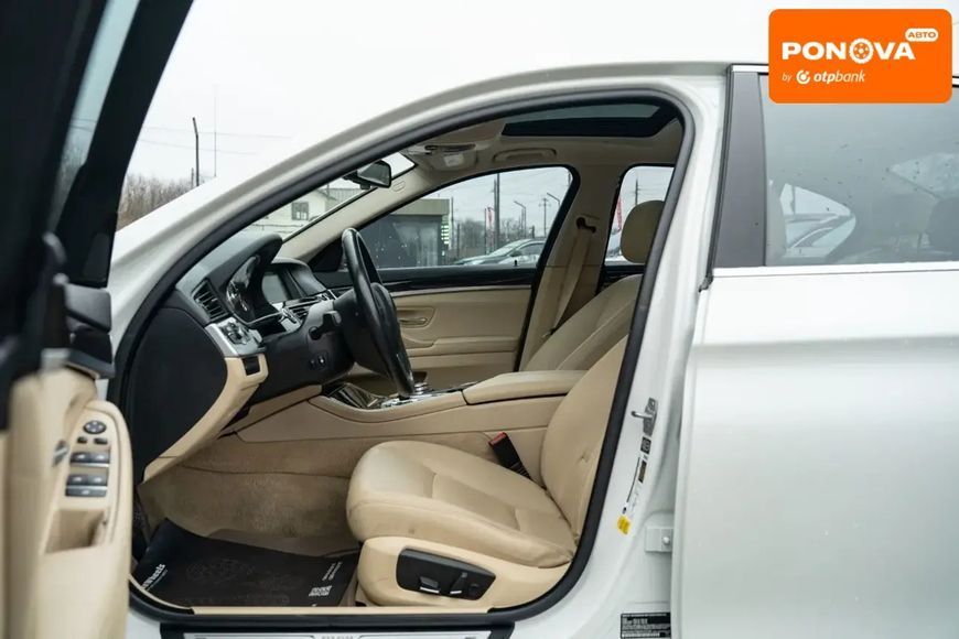 BMW 5 Series, 2014 р., Бензин, 134 тис. км, Седан, Білий, Чернівці AT-10405325 фото