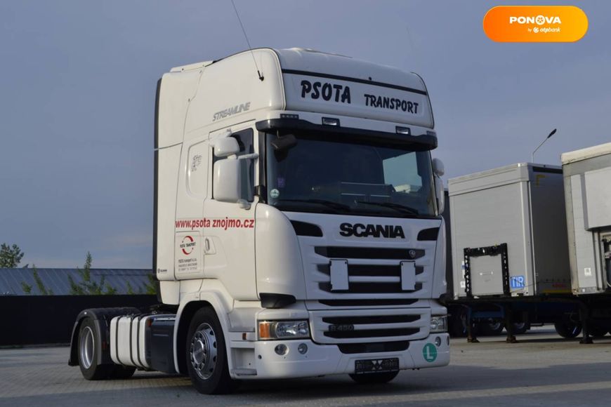 Scania R 450, 2015, Дизель, 12.7 л., 1071 тис. км, Тягач, Білий, Хуст 52272 фото