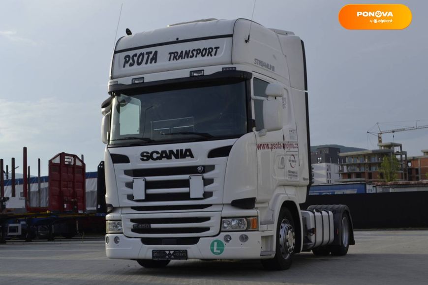 Scania R 450, 2015, Дизель, 12.7 л., 1071 тыс. км, Тягач, Белый, Хуст 52272 фото