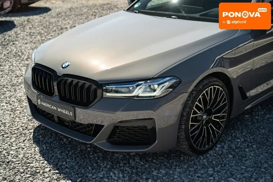 BMW 5 Series, 2021 г., Гибрид (HEV), 116 тыс. км, Седан, Серый, Черновцы AT-10416163 фото