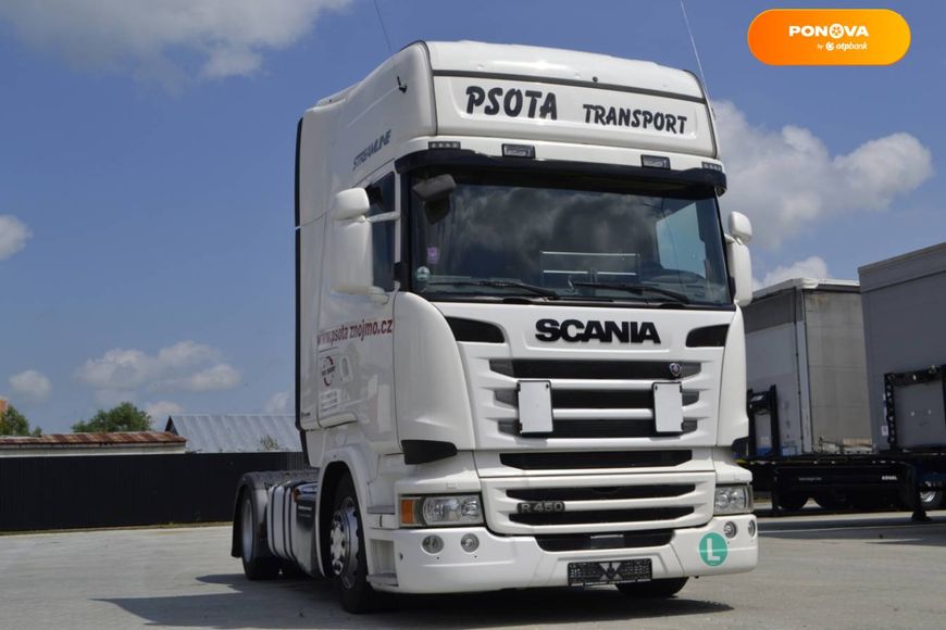 Scania R 450, 2015, Дизель, 12.7 л., 1071 тыс. км, Тягач, Белый, Хуст 52272 фото