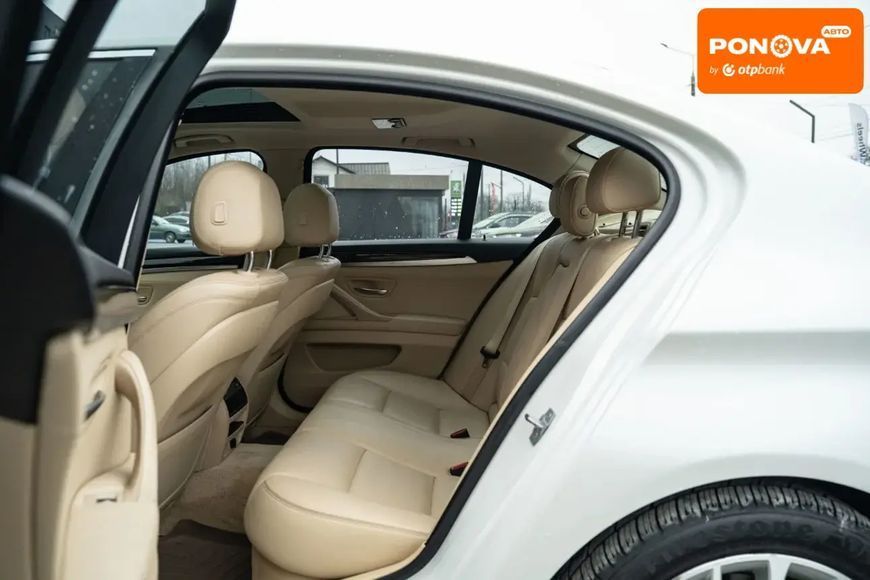 BMW 5 Series, 2014 р., Бензин, 134 тис. км, Седан, Білий, Чернівці AT-10405325 фото