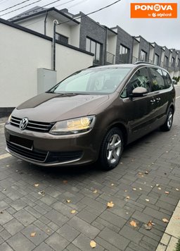 Volkswagen Sharan, 2011, Дизель, 2 л., 255 тис. км, Мінівен, Коричневий, Чернівці Cars-Pr-267423 фото