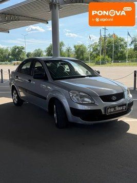 Kia Rio, 2008 р., Газ пропан-бутан / Бензин, 243 тис. км, Седан, Сірий, Запоріжжя AT-10419128 фото
