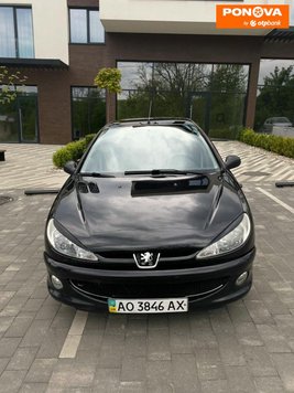 Peugeot 206, 2008, Бензин, 1.36 л., 76 тис. км, Седан, Чорний, Ужгород Cars-Pr-261172 фото