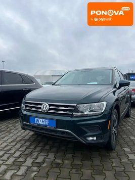 Volkswagen Tiguan, 2019 р., Бензин, 53 тис. км, Позашляховик / Кросовер, Зелений, Луцьк AT-10405356 фото